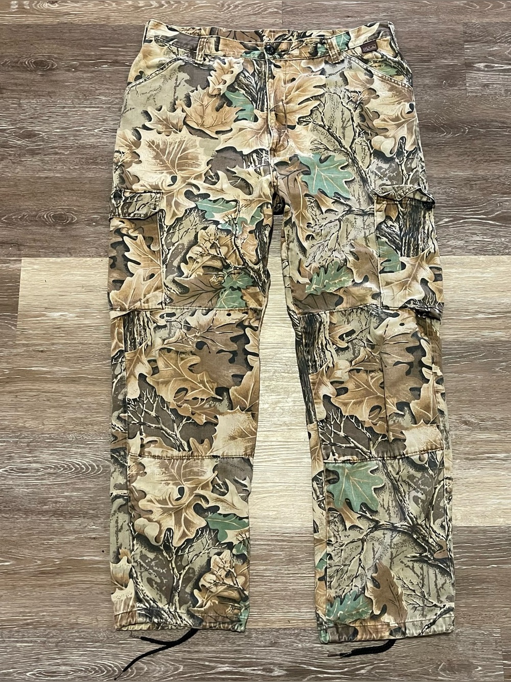 Vintage 80s Walls Outdoor Camo Cargo Pants Mens 36 Realtree Double Knee USA